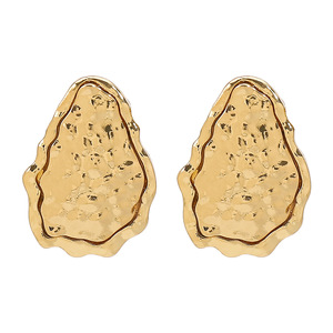 Boucles d'oreilles Design chic Texture de lave irrégulière Boucles d'oreilles pour femmes - Product Image 6