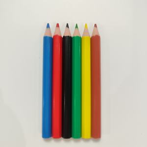 Juego de 6 Lápices de Colores Hexagonales de Plástico de Media Talla, Patrones Aleatorios, Empaque para Niños y Niñas, Diseño de Casa, Animales, Girasol, Estrella de Mar, Hierba - Product Image 3