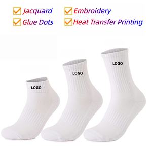 Calcetines Deportivos de Baloncesto para Jóvenes, Diseño Personalizado OEM, con Logotipo Propio, Transpirables, de Poliéster/Algodón - Product Image 3