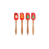 LYFLUCKY Grattoir en silicone sur le thème de Noël peut être personnalisé avec des motifs
