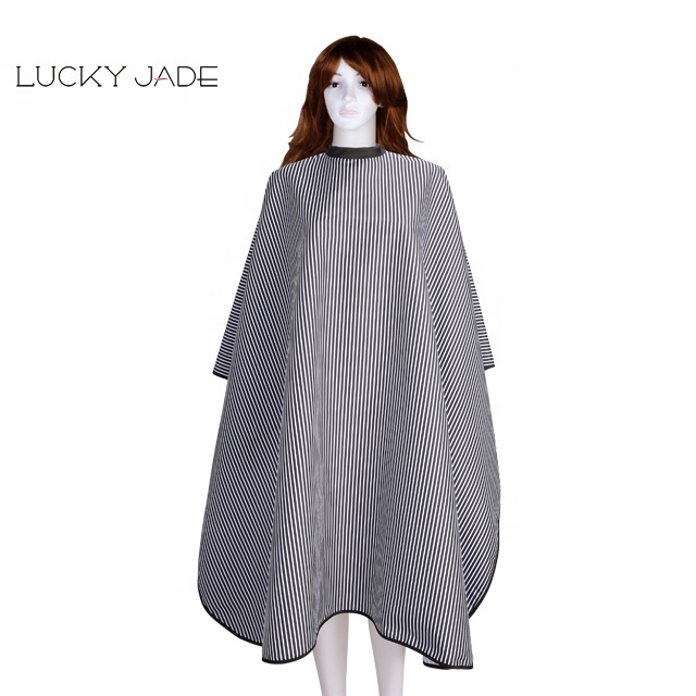 Новый дизайн салон накидка с красивый свитер с рисунком в виде губ, изготовленным на заказ логосом Парикмахерская накидка, стрижки волос салон одежда