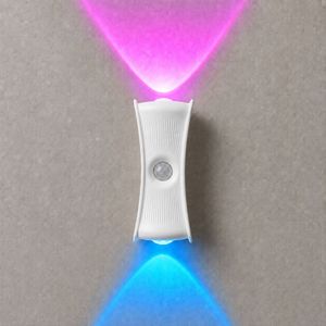 Lampe murale LED moderne à détecteur de mouvement, contrôle par capteur, sans fil, fixation magnétique, lumière de nuit intérieure, lumière de couloir, lumière d'escalier - Product Image 3