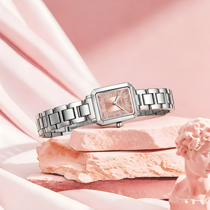 Reloj de Cuarzo Ultrafino de Lujo de 23 mm para Mujer, Correa de Metal, Cristal de Alta Claridad, Resistente al Agua 30M - Product Image 1