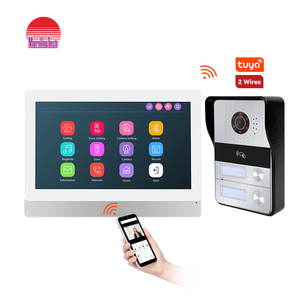 9 inch cảm ứng màn hình Màn hình 2 dây thông minh <span class=keywords><strong>Video</strong></span> Doorphone hệ thống <span class=keywords><strong>intercom</strong></span> chuông cửa máy ảnh với 1080P chuông cửa - Product Image 1