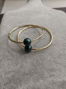 Grosir manik-manik kerang populer perhiasan Hawaii gelang mutiara berlapis emas kustom untuk wanita - Product Image 2