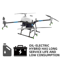 UAV de protection des plantes hybrides à grand air d'usine Charge utile d'irrigation de pêche UAV agricole