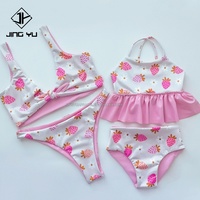 Hoge kwaliteit bijpassende badkleding voor moeder en dochter, conservatieve badpakken, op maat bedrukte bikini's, bijpassende zwemkleding