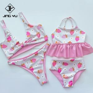 Maillots de bain assortis de haute qualité pour la famille, mère et fille, conservateurs, imprimés personnalisés, bikini assorti - Product Image 3