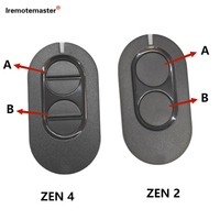 Pour DITEC GOL4 BIXLG4 BIXLP2 BIXLS2 ZEN2 ZEN4 ZEN2W ZEN4W Télécommande de porte de garage 433.92MHz Rolling Code Gate Opener