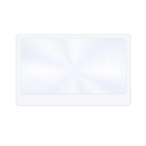 Lupa Fresnel Transparente 85x55mm, Tarjetero para Tarjetas <span class=keywords><strong>de</strong></span> Visita, Lupa <span class=keywords><strong>de</strong></span> Bolsillo 3X - Product Image 1