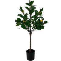 Nouvelles Plantes Artificielles en Pot : Citroniers/Kumquats à Feuilles Réalistes, Écologiques, 80 cm – Vente en Gros