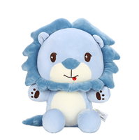 Peluche Lion Tournesol Adorable, Super Douce, en Coton PP, Peluche Moelleuse, Poupée Animal en Peluche de Dessin Animé pour Enfants, Cadeau, Décoration de Canapé à Domicile