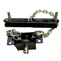 Support de roue de secours en acier durable, espacement d'installation 150 mm, pièces de camion