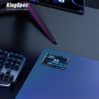 قرص صلب KingSpec عالي الجودة M.2 بسعات 128 جيجابايت و256 جيجابايت و512 جيجابايت و1 تيرابايت و2 تيرابايت، NVMe PCIe 3.0 X4 SSD M2 2242 لمقاطع الفيديو
