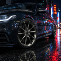 JOYEE Nouvelle jante en alliage d'aluminium forgé sur mesure 17-24 pouces 5x112 5x114.3 5x130 PCD Multi-branches Luxe Noir Concave pour Audi M3 M4