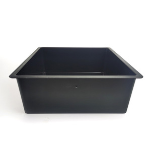 Boîte de rangement pour tiroir Xiu Fen, organiseur de quincaillerie, 324 mm x 298 mm, en plastique noir, accessoire de bureau - Product Image 3
