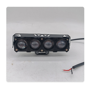 4 lensler motosiklet spot Led Lens far sürüş işıkları 5064 lamba yuvası çalışma ışığı sis lamba ampulü araba kamyon için - Product Image 6