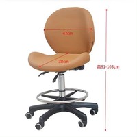 2024 nouveau design salon de coiffure coiffure tabouret chaise moderne pied spa pédicure tabouret avec roues