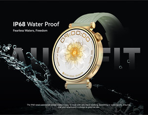 Am12 1.32Inch Phụ Nữ Thời Trang Amoled Thông Minh Đồng Hồ Bt Cuộc Gọi Phụ Nữ Thông Minh Đồng Hồ Với Tuổi thọ Pin Dài Smartwatch <span class=keywords><strong>2025</strong></span> - Product Image 4