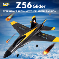 LEHOO Avion RC 2 canaux 2.4G F18 en mousse EPP, planeur chasseur, avec chargeur inclus, contrôlé par application, utilisation intérieure-extérieure pour débutants