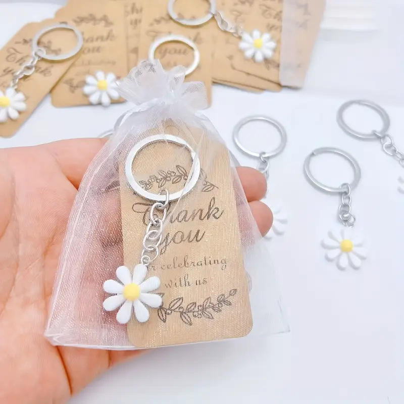 Sac de gaze + carte + porte-clés