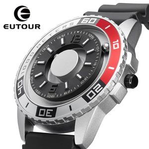 EUTOUR Reloj de Pulsera Nuevo e Innovador de Metal Magnético Multifunción para Hombre Reloj de Cuarzo Deportivo de Moda con Diseño Sencillo de Piloto - Product Image 1