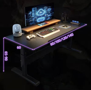<span class=keywords><strong>Escritorio</strong></span> de Computadora de Madera con Altura Ajustable, <span class=keywords><strong>Escritorio</strong></span> para Juegos, E-sports, Transmisión en Vivo, Trabajo y Estudio - Product Image 2