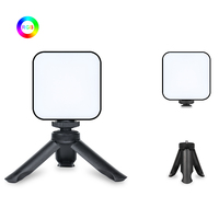 Vloglite W64RGB – Lumière vidéo LED RVB pleine couleur à luminosité réglable avec aimant pour selfie et photographie
