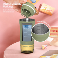 Bouteille shaker à protéines réutilisable en acier inoxydable JUNVOY 720 ml avec compartiment de stockage de poudre au fond pour la salle de sport et le fitness