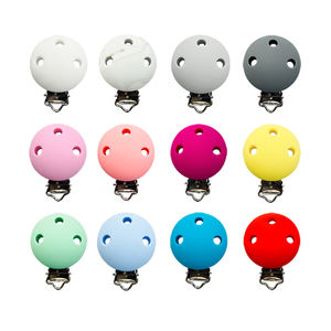 Juguetes de Silicona en Forma de Corazón, Clip para Chupetes Personalizado con Forma de Animal, Grado Alimenticio, No Tóxico, 10 Colores - Product Image 6