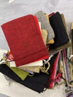 Sacs en lin personnalisables 13x18cm avec cordon de serrage, réutilisables, petits sacs de courses en toile de jute, sacs de rangement pour perruques, sacs cadeaux, sérigraphie