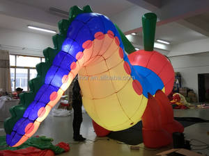 Modelo <span class=keywords><strong>de</strong></span> insectos coloridos, oruga inflable, <span class=keywords><strong>gusano</strong></span> con luz para decoración <span class=keywords><strong>de</strong></span> desfile - Product Image 4