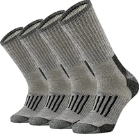 Chaussettes en laine mérinos thermique hommes hiver randonnée en plein air ski course travail chaud épais chaussettes Logo personnalisé