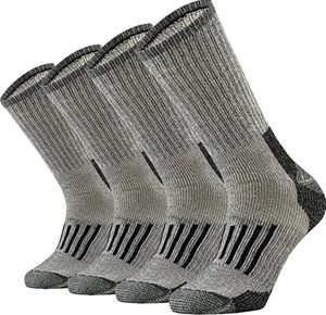 मेरिनो थर्मल ऊन मोजे पुरुषों सर्दियों के आउटडोर हाइकिंग स्की चल रही काम गर्म मोटी मोजे कस्टम लोगो - Product Image 2