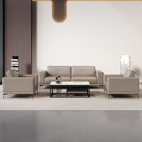 Meubles de projet personnalisés directement de l'usine, canapé italien 3 places, mobilier contractuel, canapé d'hôtel, canapé de réception de bureau