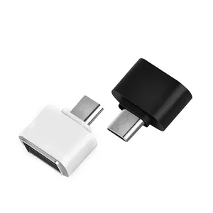 PUJIMAX แบบพกพา USB 2.0 ถึง Micro USB อะแดปเตอร์เชื่อมต่อ OTG ตัวแปลงชายหญิงสําหรับโทรศัพท์ Android ตาราง USB แฟลชไดรฟ์