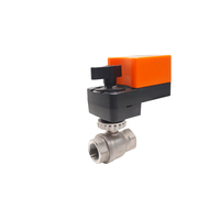 Vannes Winvall 11/4'' 11/2'' 2'' FCU 2 voies en acier inoxydable SS304, vanne à boisseau sphérique motorisée en acier inoxydable pour le contrôle du débit d'eau, modulation 0-10V, 10N.m