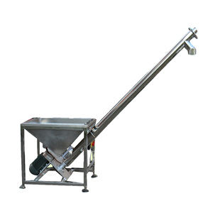 Nuevo Transportador de Tornillo sin Fin Inclinado de Acero Inoxidable para Harina, Azúcar y Polvo Alimentario con Componente de Motor Central - Product Image 3