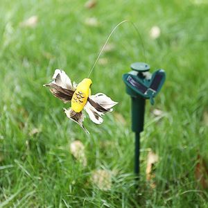 Solar butterfly Vibration Dancing Fly Fluttering Bird <b>for</b> Home <b>Garden</b> Decor Stake Flying Fluttering Solar Energy Products - Product Image 5