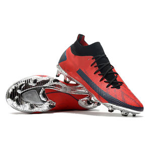 Top1:1 Chaussures de football pour hommes <span class=keywords><strong>Phantom</strong></span> <span class=keywords><strong>GT</strong></span> FG X Skepta Blood Chrome University, qualité supérieure, respirantes - Product Image 5