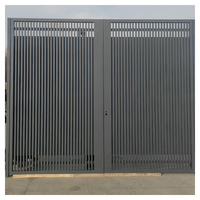 Portails en alliage d'aluminium de luxe sur mesure pour la cour avant extérieure du jardin