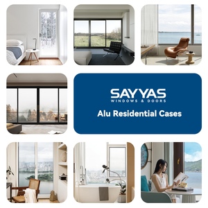 <span class=keywords><strong>Ventanas</strong></span> Abatibles Modernas <span class=keywords><strong>de</strong></span> Aluminio para Balcón <span class=keywords><strong>de</strong></span> Apartamento SAYYAS GR75-IWS (Sin Paneles Abatibles) con Malla <span class=keywords><strong>de</strong></span> Acero Inoxidable - Product Image 4