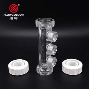 Flowcolor-Sensor halter Schauglas Aquarium Wasser qualitäts test anschluss PH \ ORP \ TDS Aquarium Schwimmbad - Product Image 2
