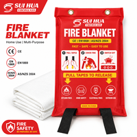 Couverture anti-feu d'urgence pour la maison avec tissu en fibre de verre, facile à ranger, couverture de sécurité pour la cuisine destinée aux détaillants et aux fournisseurs de produits de sécurité
