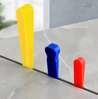 Système de nivellement de carreaux 7 mm, petit cale de 8 mm, insert en plastique pour outil de pose de carreaux, carte de réglage, facile à utiliser pour appartement moderne