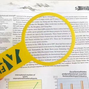 <span class=keywords><strong>Loupe</strong></span> de poche HD 3x à poignée ronde, en PVC écologique, 140x70mm, idéale pour les personnes âgées et les étudiants, directement de l'usine - Product Image 3