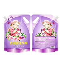 Sacs en plastique personnalisés rechargeables pour détergent liquide, sacs de lessive, pochettes souples à bec verseur