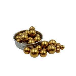 Чистые медные анодные сферы 0,5-60 мм сплошные полые латунные шарики с резьбовым подшипником для шлифовальной промышленности - Product Image 5