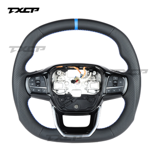 Convient pour <span class=keywords><strong>Ford</strong></span> Transit C-MAX Kuga St V348 Tourneo Mk8 2018 2019 2023 <span class=keywords><strong>2021</strong></span> 2022 Volant en cuir - Product Image 1