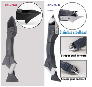 Afwerkingsgereedschapset Voor Het Afwerken Van Kits, <span class=keywords><strong>3</strong></span> In <span class=keywords><strong>1</strong></span> Siliconen Kitgereedschap Kit Kit Grout Verwijderaar Schraper Siliconen Afwerkingsgereedschap - Product Image 2